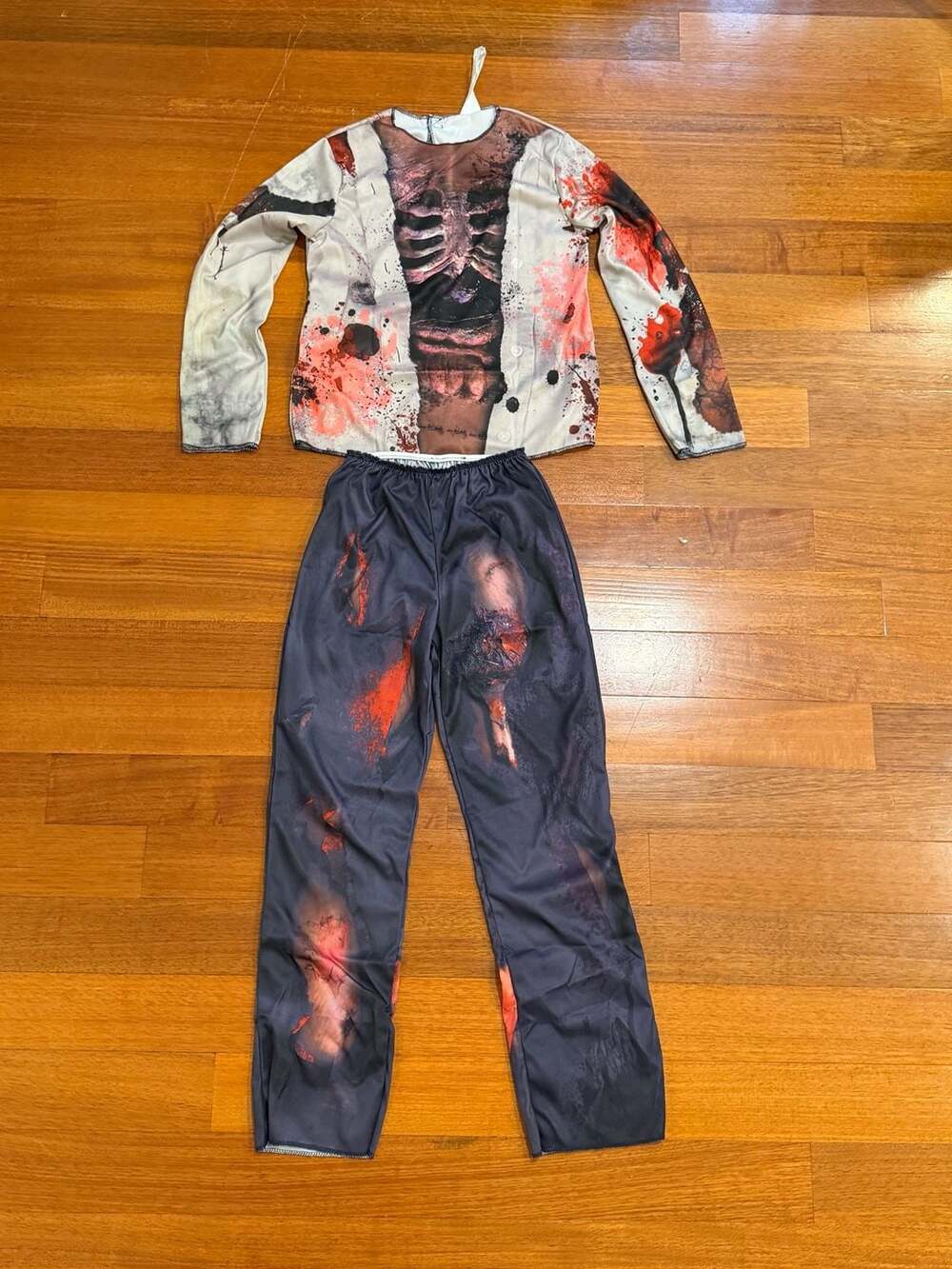 Palamon Zombie Costume Shirt and Pants, Boys Large 12-14 - Picture 2 of 4